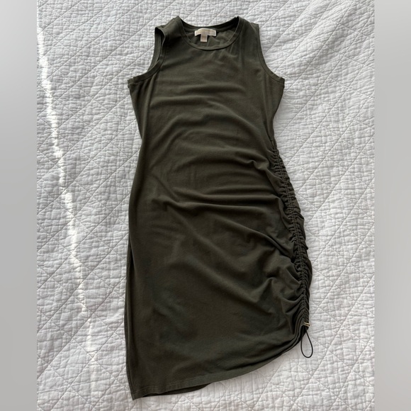 Michael Kors Dresses & Skirts - Michael Kors Asymmetrical Olive Dress